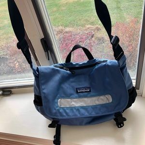Patagonia Blue Canvas Messenger Bag